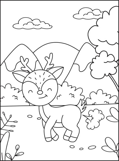 Cute Farting Animals Coloring pages 18865947 Vector Art at Vecteezy