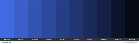 Shades of Royal Blue #4169E1 hex color | Sky blue color code, Blue ...