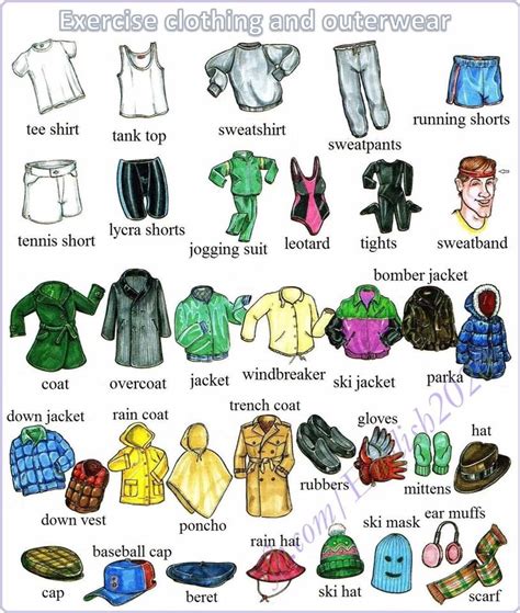 clothing – Materials For Learning English