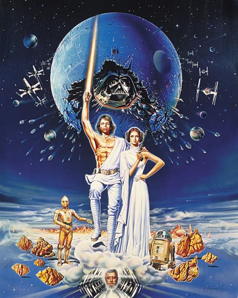 A Star Wars poster treatment circa 1977 that I believe originated from ...