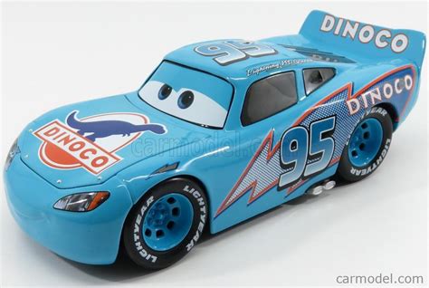 Disney Pixar Movie CARS Dinoco Blue Lightning McQueen #95 Car ...