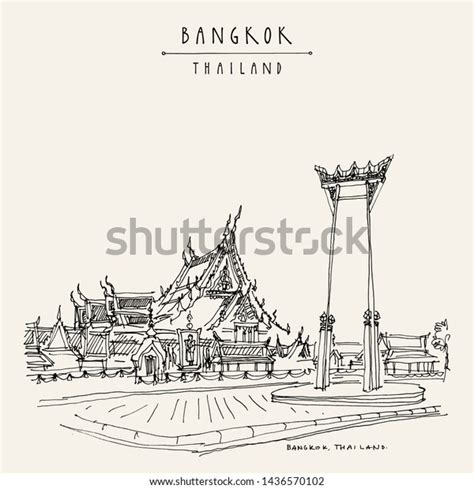 Bangkok Skyline Sketch: Over 557 Royalty-Free Licensable Stock ...