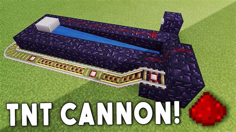 TNT CANNON - Minecraft Redstone Tutorial - YouTube