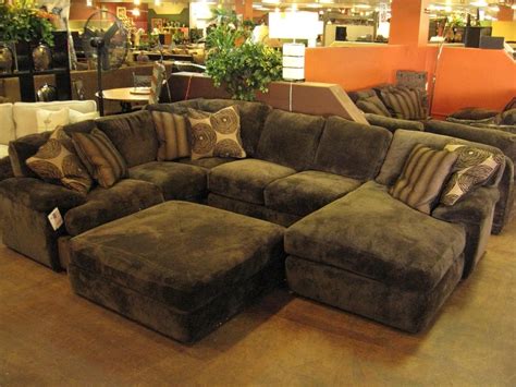 15 Collection of Sectional Couches with Large Ottoman