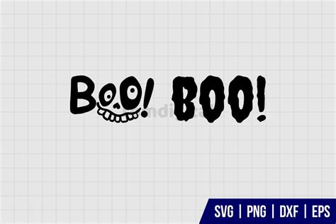 Boo SVG, Halloween SVG - Gravectory