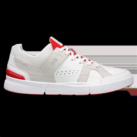 Men's THE ROGER Clubhouse | White & Red | On United States