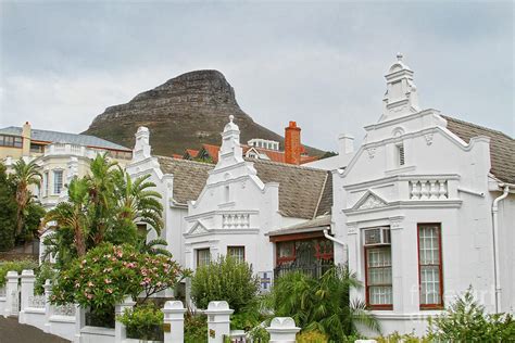 Cape Dutch Architecture in Cape Town, South Africa Photograph by ...