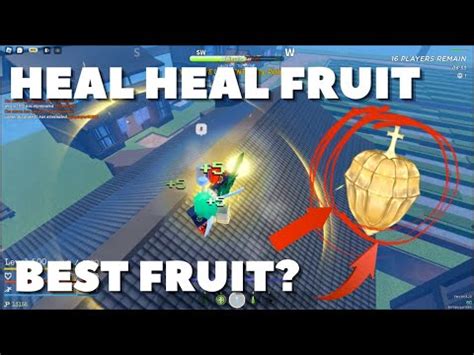 [GPO] HEAL HEAL ONLY CHALLENGE! New Best Fruit!?!? - YouTube