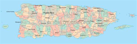 Puerto Rico Map