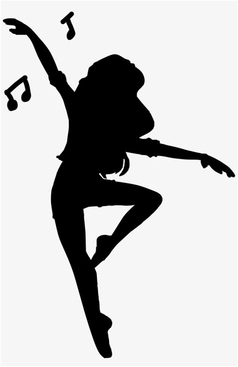 Hip Hop Girl Dancing Silhouette