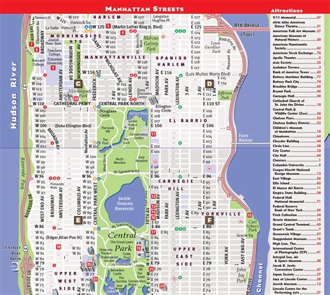 Map Of Midtown Manhattan Printable