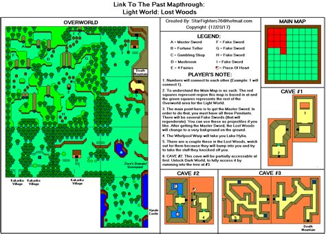 The Legend of Zelda: A Link to the Past Lost Woods Map (GIF ...