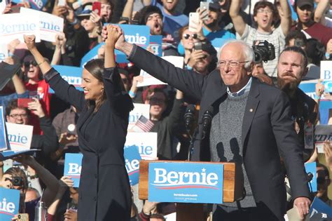 AOC lauds Bernie Sanders in emotional endorsement speech