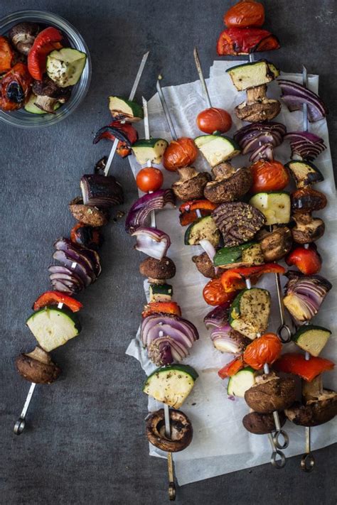 Grilled vegetables skewers - Eat Good 4 Life