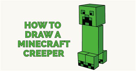 How to Draw a Minecraft Creeper | Easy Step-by-Step Drawing Guides