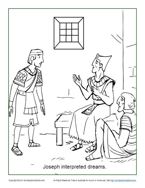 Joseph In Jail | Sunday school coloring pages, Bible coloring pages ...