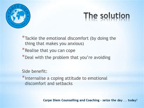 Connie Richardson Carpe Diem Counselling and Coaching - ppt download