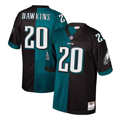 Mitchell & Ness Brian Dawkins Philadelphia Eagles Black/Midnight Green ...