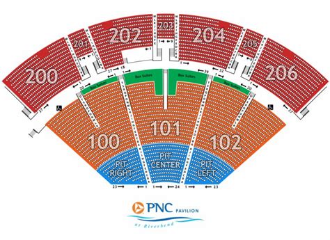 Seating Maps - Mid Florida Amphitheater Parking Map | Printable Maps