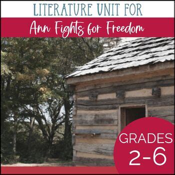 Literature Unit for Ann Fights for Freedom by As We Walk Shop | TPT