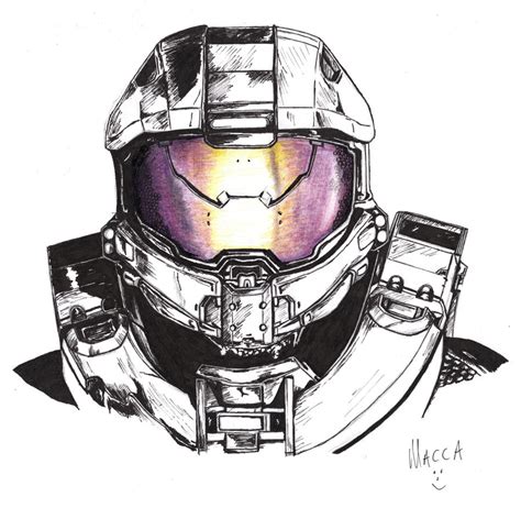 Master Chief - Halo 4 - in Pen by Macca-Chief on DeviantArt