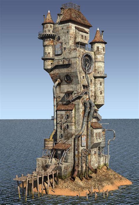 Steampunk Building, Décor Steampunk, Steampunk House, Unusual Buildings ...