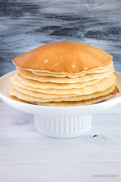 Basic Pancake Recipe (Video) - NISH KITCHEN