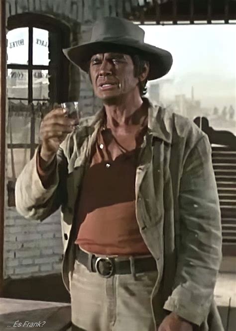 Charles Bronson as Harmonica in Once Upon a Time in the West, 1968 ...