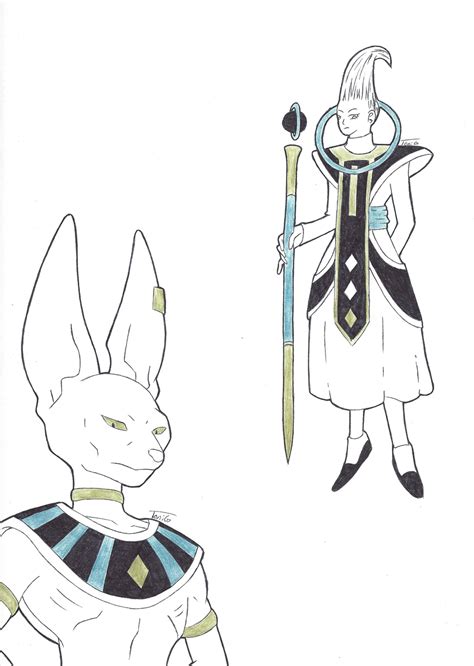 Beerus and Whis (metallic) by Tboni on DeviantArt