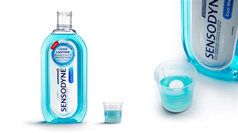 Sensodyne Mouthwash Bottle :: Behance