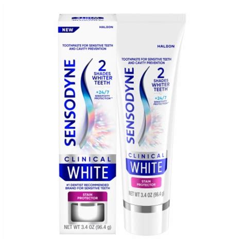 Sensodyne Clinical White Toothpaste Clinically Proven Whitening For ...