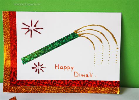 Handmade cards for Diwali - whats cooking mom