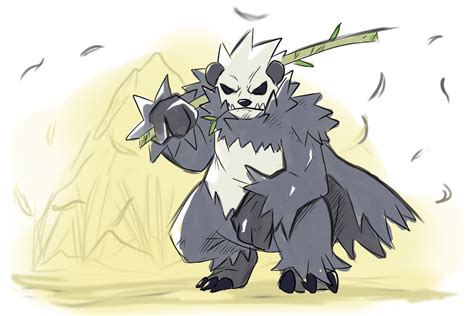 PANGORO by shinyscyther on DeviantArt