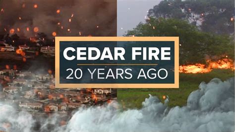 Cedar Fire 20 years later | Remembering the impact on San Diego County ...