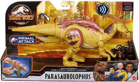 Jurassic World Camp Cretaceous Parasaurolophus Action Figure Sound ...