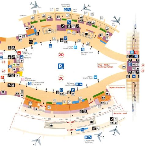 Map Of Charles De Gualle Airport - Maping Resources