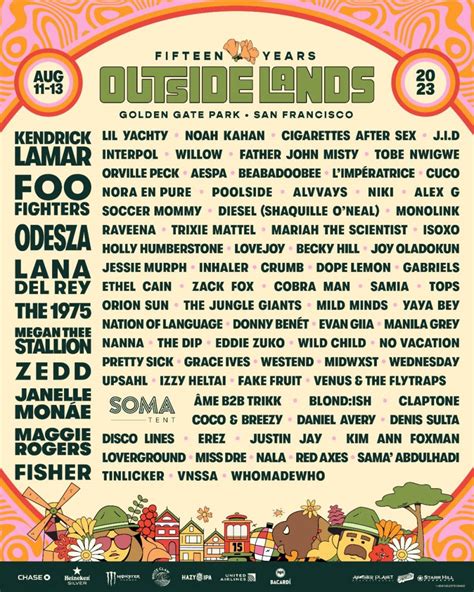 Outside Lands Musical Festival Announces 2023 Lineup