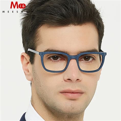 Meeshow Acetate Glasses Frame Men Square Prescription | Free Nude Porn ...