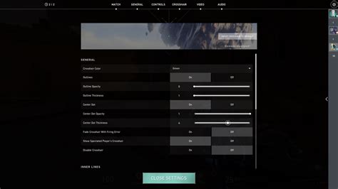 Valorant Custom Crosshair Color