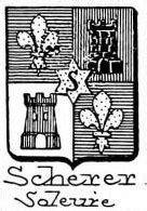 Scherer Family Crest, Coat of Arms and Name History