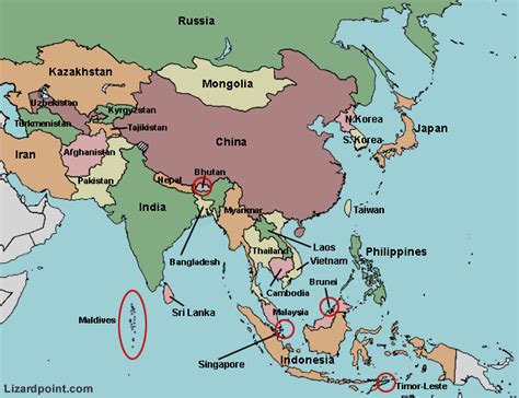 Test your geography knowledge - Central Asia: countries quiz | Lizard ...