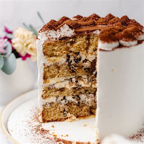 Eggless Coffee Tiramisu Cake – Sugar Baked