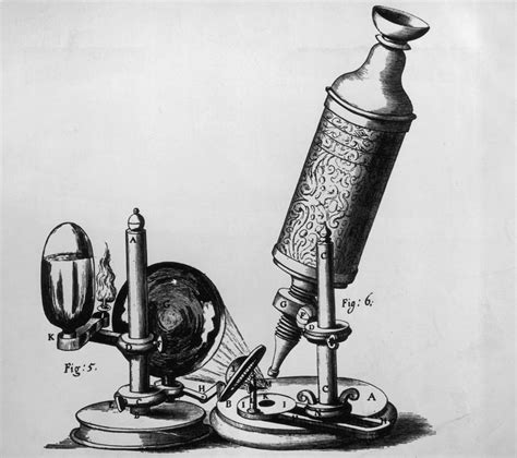 Hookes Microscope by Hulton Archive