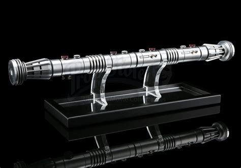 Lot # 692 - Ray Park-Signed Master Replica Darth Maul Lightsaber (TPM ...