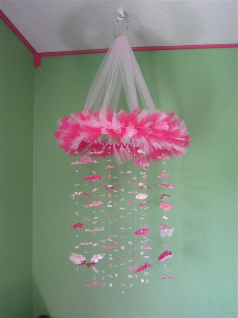 Pink Baby Crib Mobile with Silk Flowers and Butterflies | Creatief ...