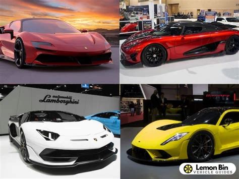 16 Fastest Cars In The World In 2023 - Lemon Bin Vehicle Guides