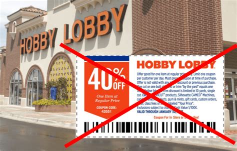 Hobby Lobby Eliminates Its Famous 40% Off Coupons - Coupons in the News