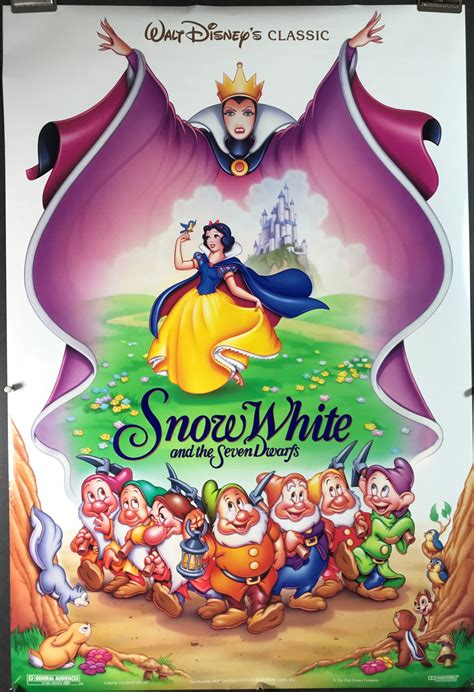 SNOW WHITE AND THE SEVEN DWARFS, Original International 1993 Re-Release ...