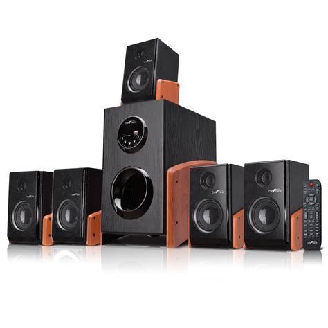 beFree Sound 5.1 Channel Surround Sound Bluetooth Home Audio Speaker ...