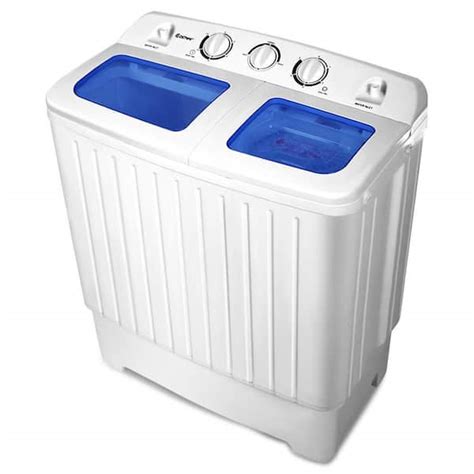 Costway 14 in. 1.6 cu. ft. Portable Top Load Washing Machine Mini ...